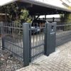 "Amethyst gerade" PREMIUM Doppelflügeltor 2m - 6m manuell / elektrisch auf Maß Doppeltor Flügeltor Hoftor Einfahrtstor vertikal klassisch schlicht hochwertig Metall Stahl feuerverzinkt pulverbeschichtet Schmuckzaun Zierzaun Zierspitzen günstig - Image 22