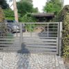 "MOF 1 F/G" PREMIUM Zaunfeld / Zaunelement + Pfosten Gartenzaun Metallzaun auf Maß hochwertig langlebig modern horizontal Metall Stahl - Image 10
