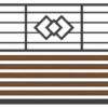 "MOF 1 F/G" PREMIUM Zaunfeld / Zaunelement + Pfosten Gartenzaun Metallzaun auf Maß hochwertig langlebig modern horizontal Metall Stahl - Image 4