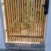 "Special" Gartentor / Pforte Rahmen ohne Füllung - zum selbst beplanken mit Holz / WPC / Blech -  inkl. Pfosten Flügeltor Metallrahmen Gartenpforte Zauntür Schmucktor Hoftor Metalltor mit Holz verkleiden Durchgangstür - Image 8