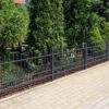 "Amethyst gerade" PREMIUM Zaunfeld / Zaunelement + Pfosten Gartenzaun Metallzaun auf Maß klassisch schlicht günstig hochwertig langlebig Metall Stahl Schmuckzaun Zierzaun Zierspitzen - Image 18