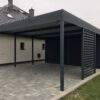 Carport mit Abstellraum Schuppen Einzel-Carport Doppel Carport Stahlcarport Gerätehaus Garage Metall Stahl feuerverzinkt Garagen Terrassen-Überdachung Unterstand Fahrradgarage nach Maß modern hochwertig langlebig wartungsarm freistehend - Image 4