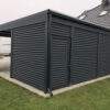 Carport mit Abstellraum Schuppen Einzel-Carport Doppel Carport Stahlcarport Gerätehaus Garage Metall Stahl feuerverzinkt Garagen Terrassen-Überdachung Unterstand Fahrradgarage nach Maß modern hochwertig langlebig wartungsarm freistehend - Image 2