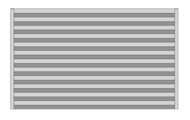 ZAUNPLUS Zaunfeld Aluminium Beryll AL Abmessungen 200x120 cm