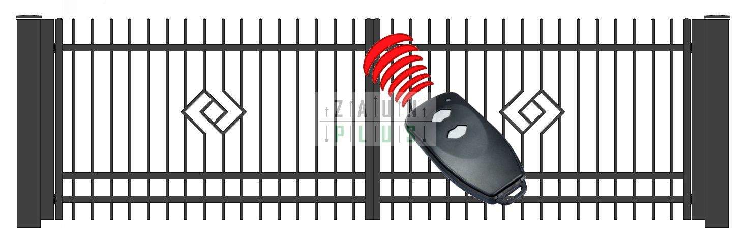 "Smaragd gerade" PREMIUM Doppelflügeltor 2m - 6m manuell / elektrisch auf Maß Doppeltor Flügeltor Hoftor Einfahrtstor vertikal klassisch schlicht hochwertig Metall Stahl feuerverzinkt pulverbeschichtet Schmuckzaun Zierzaun Zierspitzen günstig - Image 3