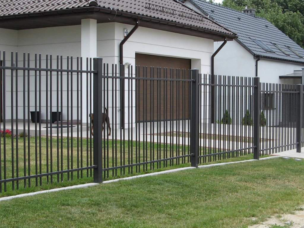 "Onyx gewölbt" PREMIUM Gartentor / Pforte inkl. Pfosten vertikale Profile Gartenpforte Zauntür Schmucktor Hoftor Metalltor Flügeltor Stabfüllung Zierspitzen Rundbogen auf Maß klassisch schlicht günstig hochwertig langlebig feuerverzinkt pulverbeschichtet - Image 10