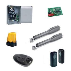 elektr. Torantrieb inkl. 2x Handsender, Lichtschranken-Set, Warnleuchte