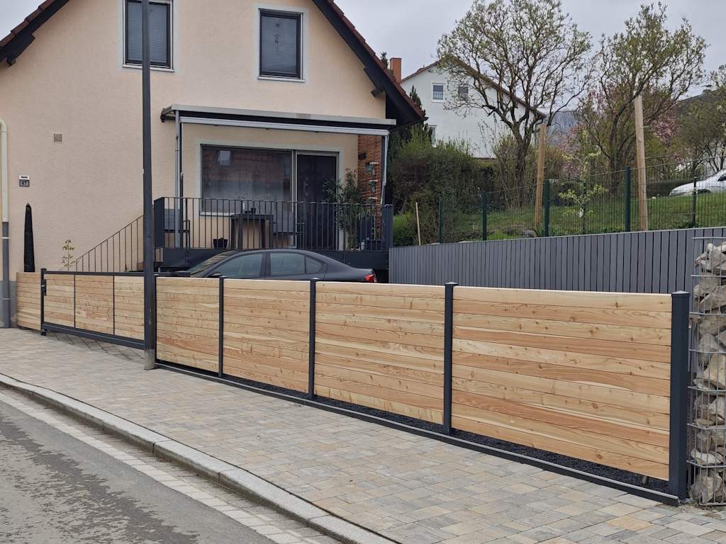 "Special" PREMIUM Gartentor / Pforte Rahmen ohne Füllung - zum selbst beplanken / selbst gestalten mit Holz / WPC / Blech - inkl. Pfosten hochwertig Metall Stahl feuerverzinkt pulverbeschichtet Drehtor Flügeltor Metallrahmen Torrahmen Gartenpforte Zauntür Schmucktor Hoftor Metalltor auf Maß ohne Holzfüllung Selbstbeplankung mit Holz verkleiden Durchgangstür - Image 20