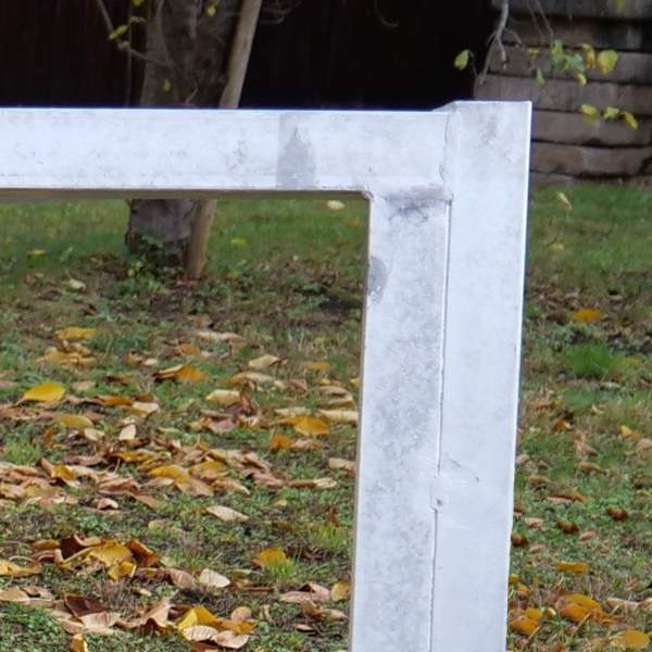 "Special" PREMIUM Gartentor / Pforte Rahmen ohne Füllung - zum selbst beplanken / selbst gestalten mit Holz / WPC / Blech - inkl. Pfosten hochwertig Metall Stahl feuerverzinkt pulverbeschichtet Drehtor Flügeltor Metallrahmen Torrahmen Gartenpforte Zauntür Schmucktor Hoftor Metalltor auf Maß ohne Holzfüllung Selbstbeplankung mit Holz verkleiden Durchgangstür - Image 9