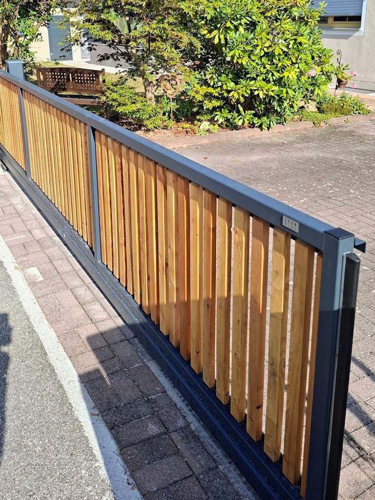 "Special" PREMIUM Gartentor / Pforte Rahmen ohne Füllung - zum selbst beplanken / selbst gestalten mit Holz / WPC / Blech - inkl. Pfosten hochwertig Metall Stahl verzinkt feuerverzinkt pulverbeschichtet Drehtor Flügeltor Metallrahmen Torrahmen Gartenpforte Zauntür Schmucktor Hoftor Metalltor auf Maß ohne Holzfüllung Selbstbeplankung mit Holz verkleiden Durchgangstür - Image 22